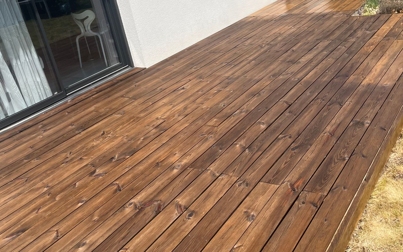 Nettoyage terrasse en bois à Sablé-sur-Sarthe