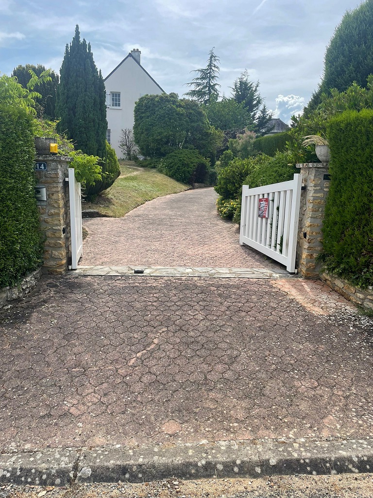 Nettoyage allee sainte gemmes sur loire 49130 avant